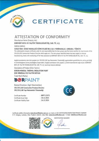 BORPAINT attestation